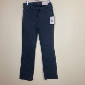 NYDJ Barbara Bootcut Jeans Womens 2 Folsom Charcoal Gray New